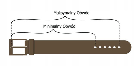 Pasek męski ze skóry naturalnej w stylu Oxford - Rovicky 95