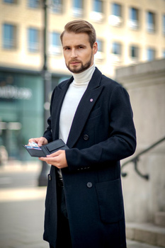 Portfel męski OPTIMAL czarny