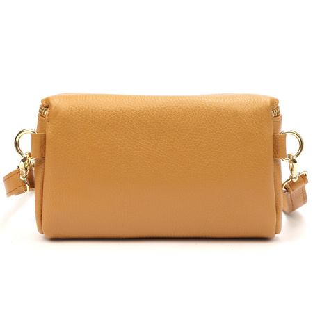 Torebka skórzana MiaMore 01-001 DOLLARO GOLD