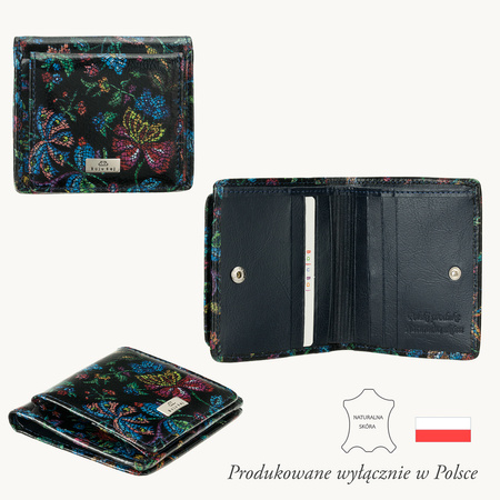 Mały portfel damski BajuBaj - naturalna skóra, funkcjonalność i styl PD1008s115