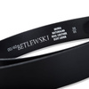 Skórzany pasek TENNESSEE 100-115-cm czarny
