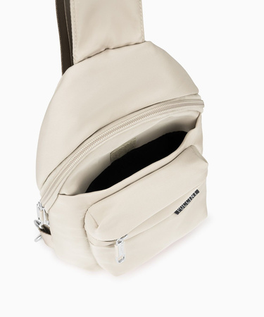 Plecak na jedno ramię Sling Bag - jasnobeżowy Puccini