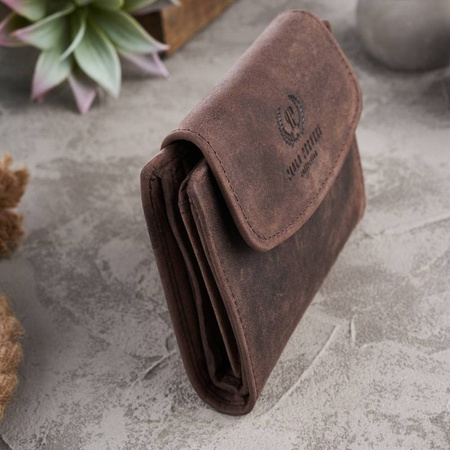 Zestaw prezentowy ZUP-40-BR portfel damski skórzany T-12 etui T-51