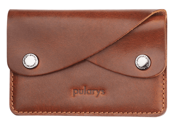 Portfel RETRO wykonany z roślinnie garbowanej skóry Nomad koniak