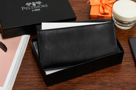 BELTIMORE portfel skórzany damski RFiD skóra karty