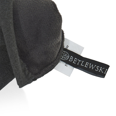 Rękawiczki damskie z guziczkami VELVET szary