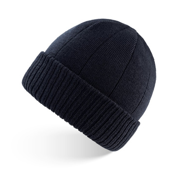 Czapka beanie męska granatowa Paolo Peruzzi BR-03-DB 100% akryl
