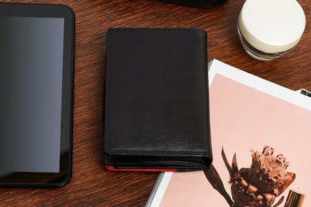 Damski skórzany portfel duży RFiD BELTIMORE