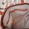 Torba damska na ramię shopper dua wegaska materiaowa pojemna pomaraczowa Paolo Peruzzi E-17-RU