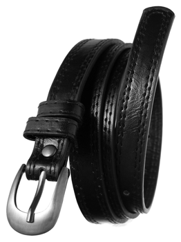 Wąski pasek damski ze skóry ekologicznej  - Cavaldi 110