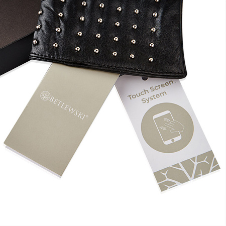 Rękawiczki damskie GLAM ROCK iTOUCH czarny s