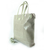 DUŻA TORBA SHOPPER BAG  VERA PELLE  NA RAMIĘ ŚWIECĄCA WŁOSKA SKÓRA  A4 RÓŻ PUDROWY X87RR