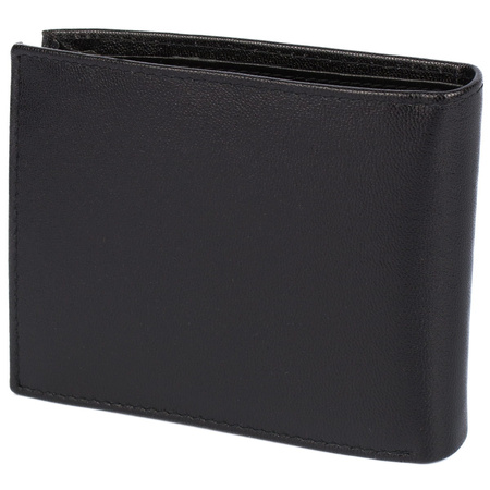 Portfel męski ze skóry z RFID Sanchez - czarny