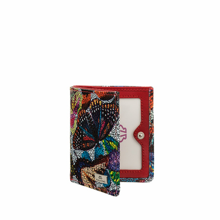 Portfel damski BajuBaj z kolorowej skóry naturalnej – elegancja w miniaturze
