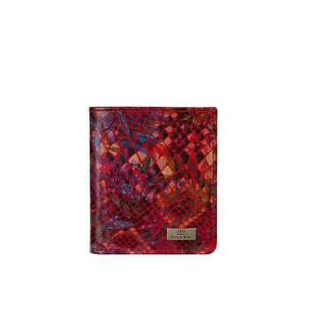 Portfel damski BajuBaj z czerwonej naturalnej skóry - elegancja i styl