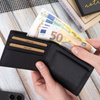 Portfel męski skórzany czarny Brødrene G-27-HBL z ochroną RFID