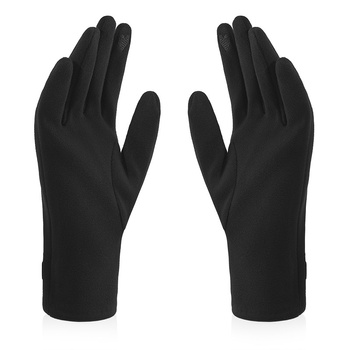 Rękawiczki damskie VELVET czarny