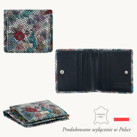 Portfel kolorowy BajuBaj - elegancka skóra, funkcjonalny design