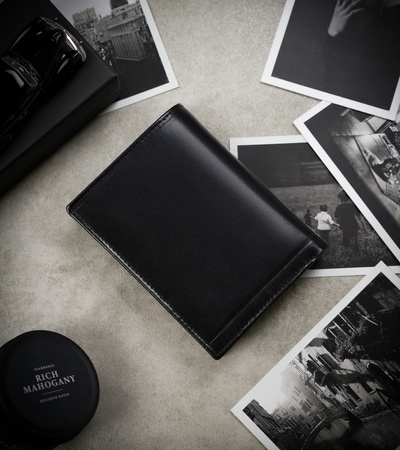 Portfel męski ze skóry naturalnej Rovicky - Duży, elegancki model