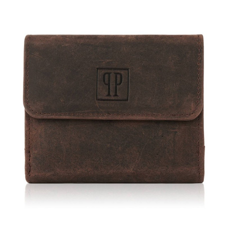 Damska portmonetka brązowa Paolo Peruzzi T-11-BR