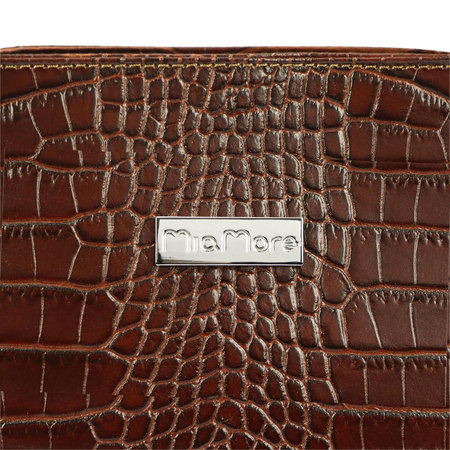 Torebka skórzana MiaMore 01-011 CROCO