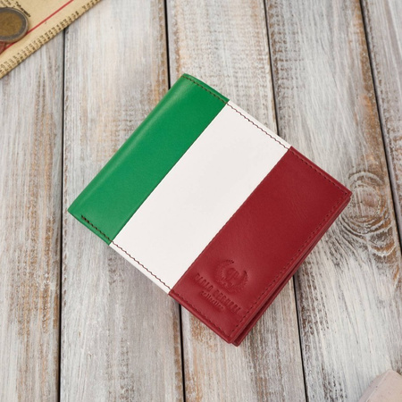 Portfel męski skórzany Italia Paolo Peruzzi AV-08-MC