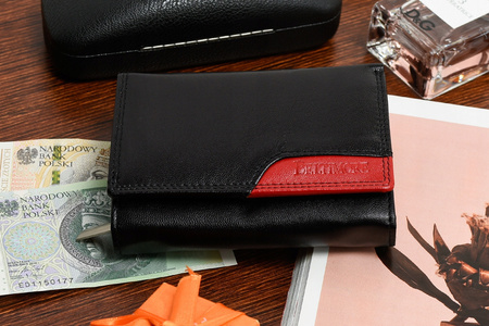 BELTIMORE portfel skórzany damski RFiD skóra karty