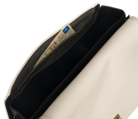 Elegancka, pikowana listonoszka crossbody - David Jones