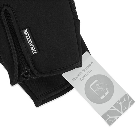 Rękawiczki zimowe SPORT czarny l-xl