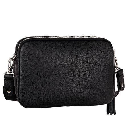 Listonoszka Canaletto - elegancka skóra groszkowana, modny dodatek