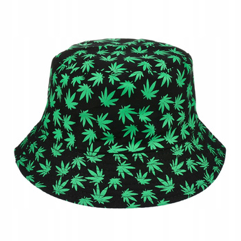 Kapelusz dwustronny bucket hat wędkarski modny