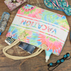 Duża torba plażowa torebka summer na lato pojemna