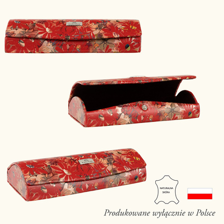 Etui skórzane BajuBaj w kolorach, perfekcyjna ochrona Twoich okularów