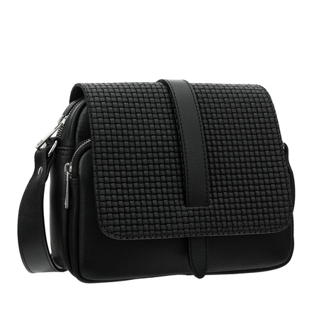 Torebka skórzana Canaletto z tłoczoną klapką - elegancja i ponadczasowy styl TD690s246t1