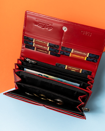 Portfel damski skórzany Peterson z RFID - Elegancja w codziennym stylu