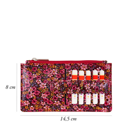 Etui na karty skórzane BajuBaj w kolorowym stylu