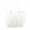 Torba Plażowa materiałowa marynarska lekka duża A4 shopper canvas Bellugio