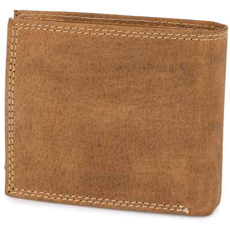 Portfel męski mały Wild Tiger - jasnobrązowy
