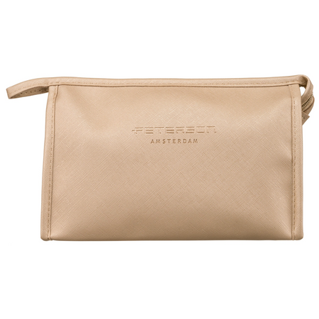 Kosmetyczka ekologiczna Peterson - elegancki organizer w kolorze złotym