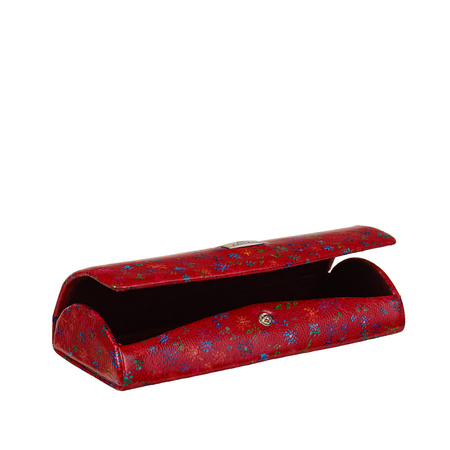 Etui na okulary BajuBaj z naturalnej skóry w kolorach tęczy