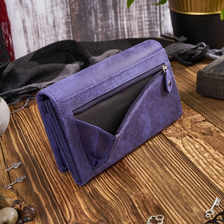 Zestaw prezentowy ZUP-36-DB portfel damski skórzany T-01 etui T-51