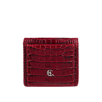 Portfel damski Canaletto z krokodylim wzorem i ochroną RFID