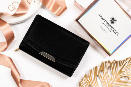 Zestaw upominkowy: Portfel, długopis i brelok damski - Peterson