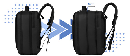 Plecak biznesowy podróżny Peterson - elegancja i funkcjonalność w jednym