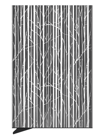 Etui na karty kredytowe RFID ZEN "WINTER BIRCHES"