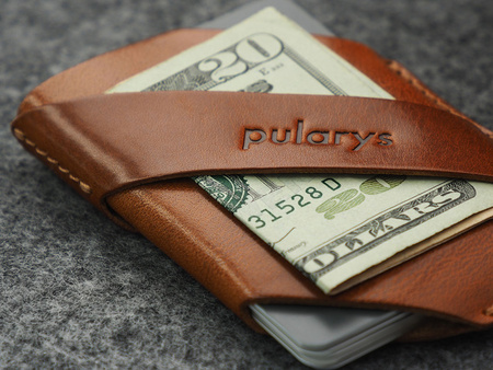 Portfel NAMIB wykonany z roślinnie garbowanej skóry Nomad koniak