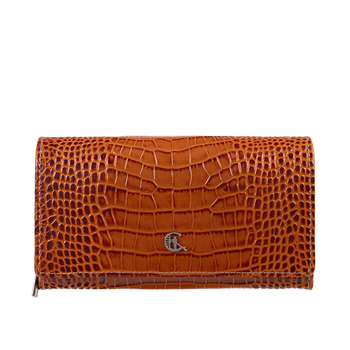 Portfel skórzany Canaletto krokodyli - elegancja z ochroną RFID