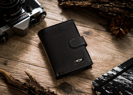Portfel męski skórzany z RFID - Elegancja i bezpieczeństwo na co dzień