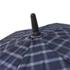 Półautomatyczny parasol w kratę SPLASH granatowy
