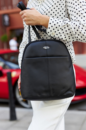 Plecak skórzany damski Rovicky - elegancja w miejskim stylu
